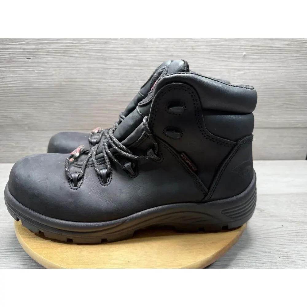 Avenger Men's Framer CT Work Boots A7223 Black Leather Composite Toe. Men 10